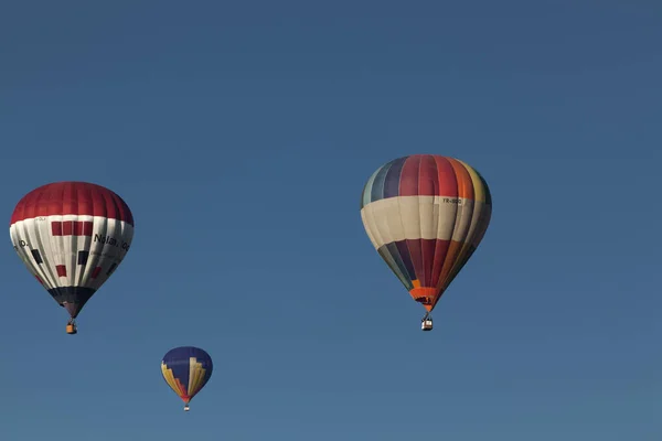 Balony Ogrzane Powietrze Koncepcja Wolności Przygody — Zdjęcie stockowe