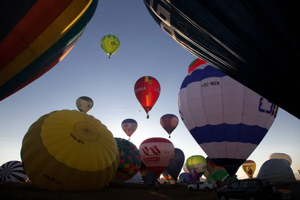 Balony Ogrzane Powietrze Koncepcja Wolności Przygody — Zdjęcie stockowe