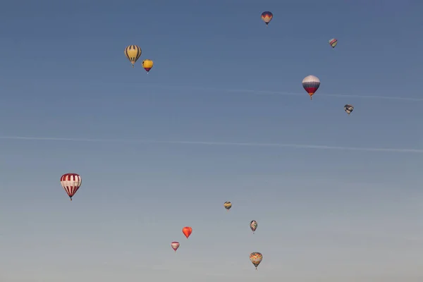 Globos Aerostáticos Concepto Libertad Aventura — Foto de Stock