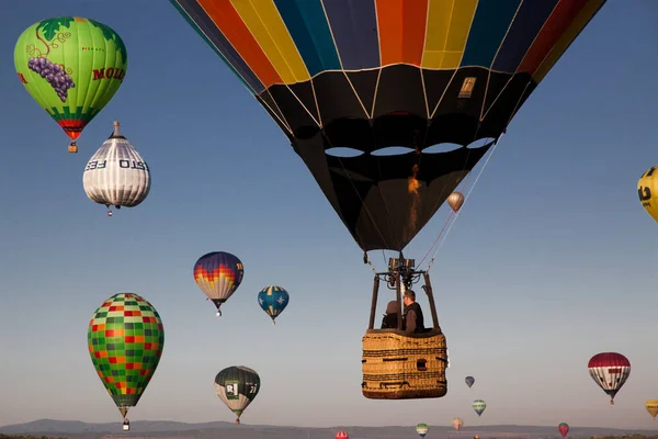 Sıcak Hava Balonları Özgürlük Macera Konsepti — Stok fotoğraf