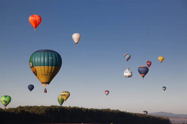 Hőlégballonok Szabadság Kaland Koncepció — Stock Fotó