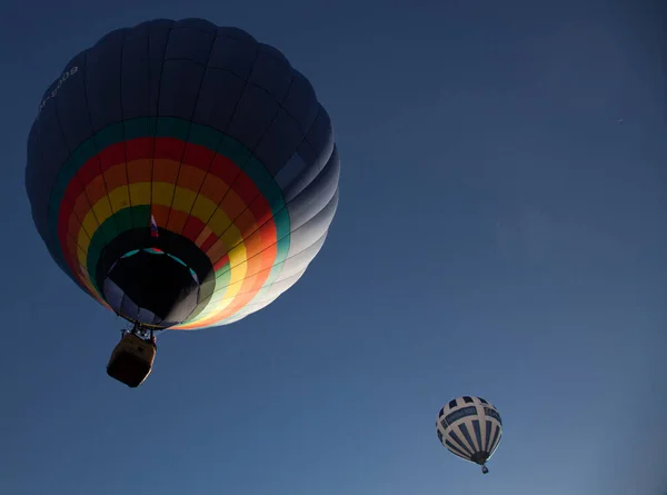 Balony Ogrzane Powietrze Koncepcja Wolności Przygody — Zdjęcie stockowe