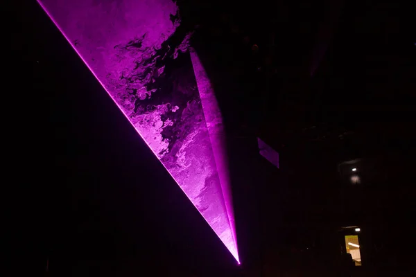 Futuristische Lichter Cyberpunk Abstrakte Laser Hightech Retro Hintergrund — Stockfoto