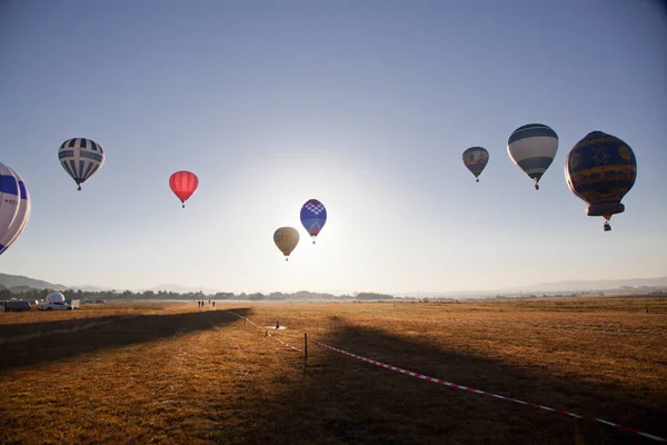 Heißluftballons Freiheit Und Abenteuer Konzept — Stockfoto