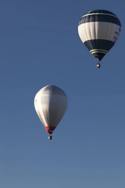 Balony Ogrzane Powietrze Koncepcja Wolności Przygody — Zdjęcie stockowe