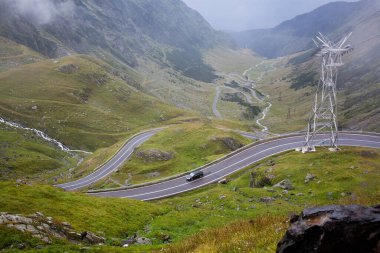 Romanya 'da Transfagarasan yolu