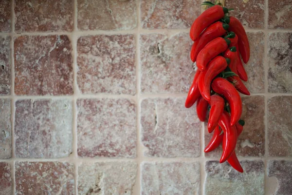 Pimentas Cozinha Retro — Fotografia de Stock