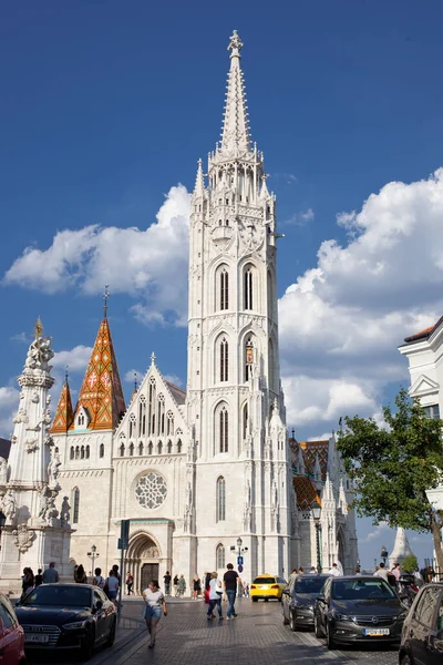 Viajes Turismo Europeo Concept Budapest Matthias Iglesia —  Fotos de Stock