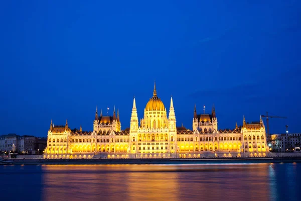 Travel European Tourism Concept Budapest Hungary Hungarian Parliament Building Danube — Stock Photo, Image