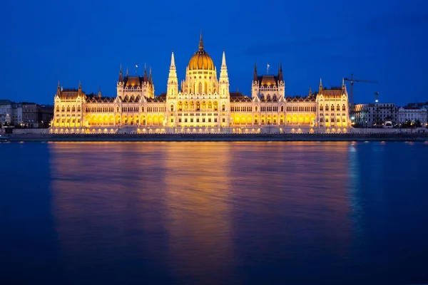 Travel European Tourism Concept Budapest Hungary Hungarian Parliament Building Danube — Stock Photo, Image