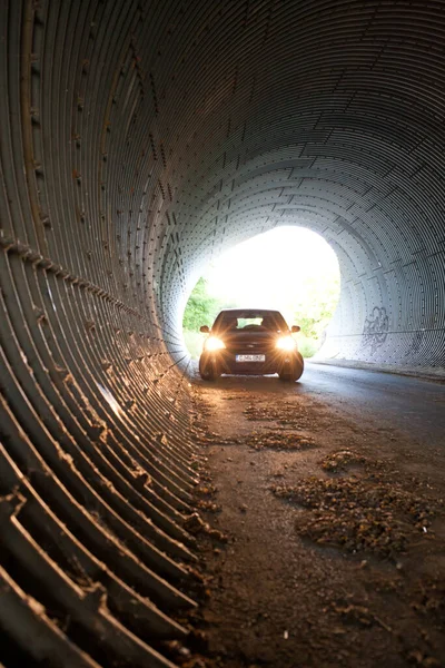 Jalan Lama Dan Terowongan — Stok Foto