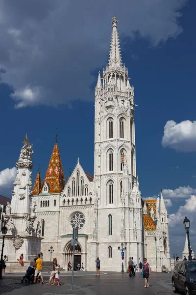 Seyahat Avrupa Turizm Kavramı Budapeşte Matthias Kilisesi — Stok fotoğraf