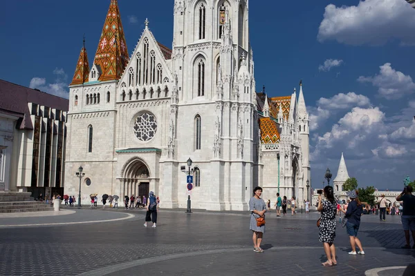 Seyahat Avrupa Turizm Kavramı Budapeşte Matthias Kilisesi — Stok fotoğraf