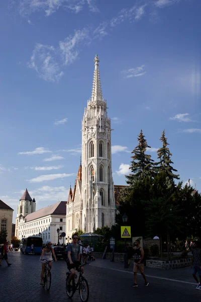 Seyahat Avrupa Turizm Kavramı Budapeşte Matthias Kilisesi — Stok fotoğraf