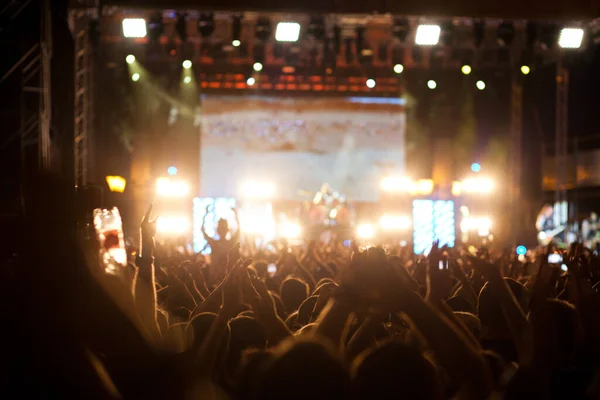 Multitud Concierto Música — Foto de Stock