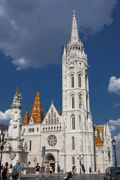 Seyahat Avrupa Turizm Kavramı Budapeşte Matthias Kilisesi — Stok fotoğraf