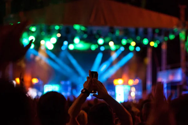 Multitud Concierto Música — Foto de Stock