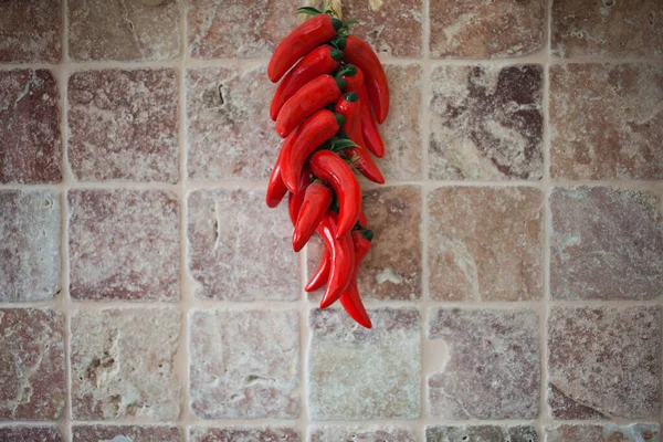 Papričky Retro Kuchyni — Stock fotografie