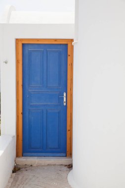 Santorini adasının manzarası