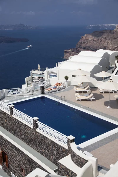 Utsikt Över Den Grekiska Santorini — Stockfoto
