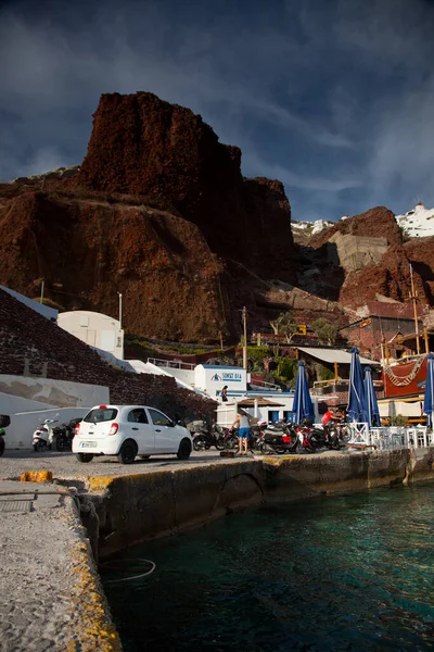 Vista Dell Isola Santorini Grecia — Foto Stock