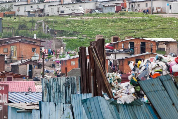 Müllsäcke Der Stadt — Stockfoto