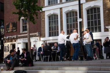 LONDON, İngiltere - MAYIS 2016: Londra manzarası