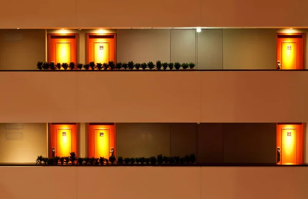 Interior Moderno Edifício Apartamentos — Fotografia de Stock