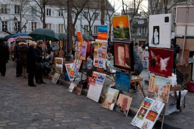 Paris 'in sokak manzarası 