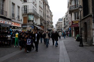Paris 'in sokak manzarası 