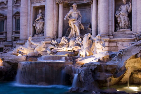 Trevi Fountain Piazza Navona Rome — Stock Photo, Image