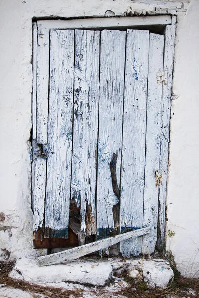 Wooden Door House — Stock Photo, Image