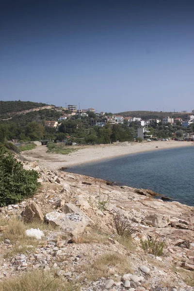 Srail Kuzeyinde Deniz Manzarası Kumsal — Stok fotoğraf