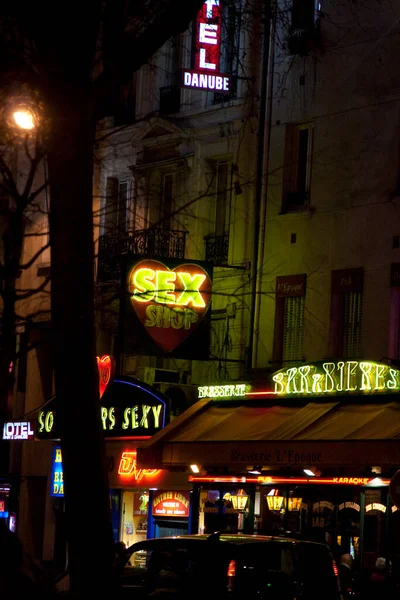 Street View Paris City — Stock Photo, Image