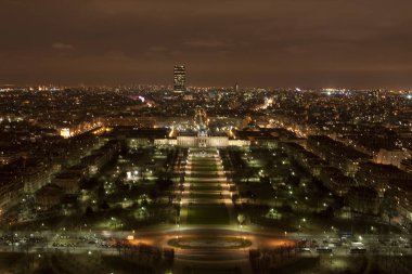 paris, Fransa üzerinden havadan görünümü