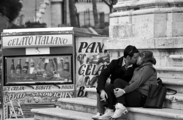 Young Couple Love City — Stock Photo, Image