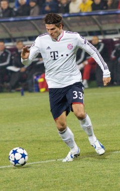 CLUJ-NAPOCA, ROMANIA - OCTOBER 2: Hernandez ve Cadu UEFA Şampiyonlar Ligi karşılaşmasında CFR 1907 Cluj ve Manchester United, Dr. C. Radulescu Stadyumu 2 Ekim 2012 tarihinde Cluj-Napoca, Romanya