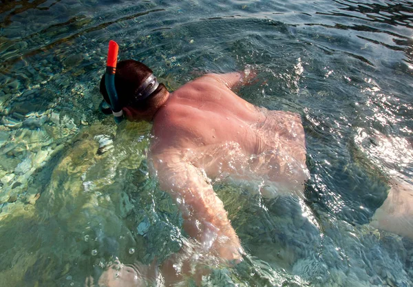 Man Water Mask — Stock Photo, Image