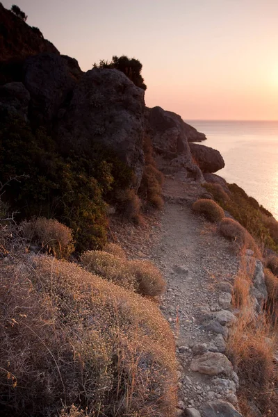 Hermoso Atardecer Playa — Foto de Stock