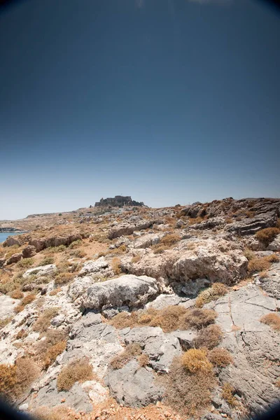 Kayalık Kıyı Şeridinin Güzel Manzarası — Stok fotoğraf
