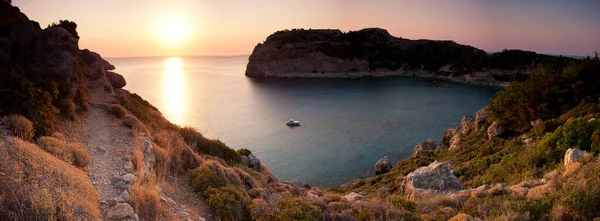 Pôr Sol Mar — Fotografia de Stock