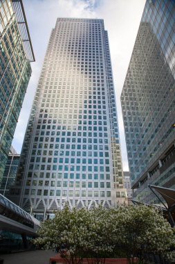 Londra şehrindeki modern gökdelenler