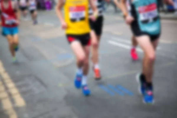 Marathon Runners Street — Stock Photo, Image