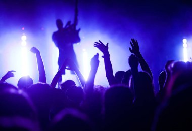 Konserde el kaldıran kalabalık - yaz müzik festivali