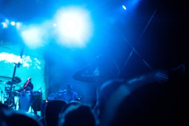 Konserde el kaldıran kalabalık - yaz müzik festivali