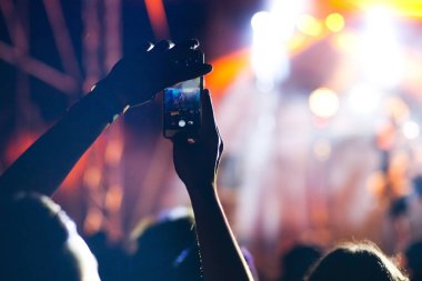 Konserde el kaldıran kalabalık - yaz müzik festivali