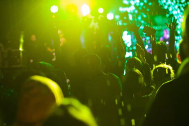 Konserde el kaldıran kalabalık - yaz müzik festivali