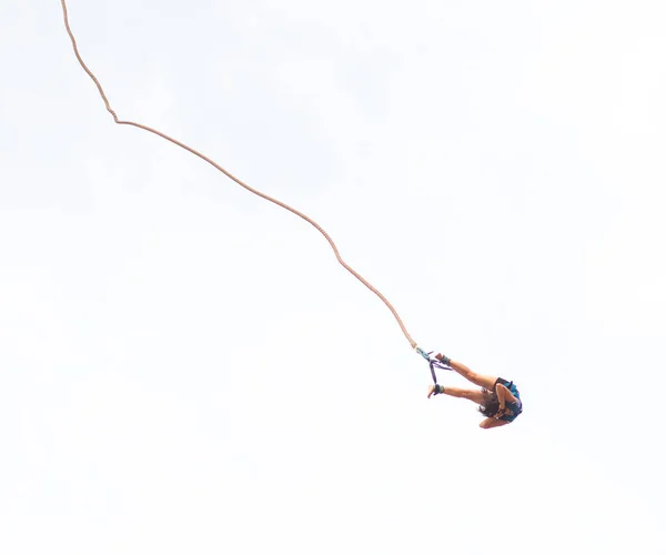 Женщина Прыгает Веревке — стоковое фото