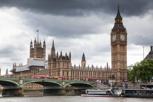 Gran Ben Las Casas Del Parlamento Londres Reino Unido — Foto de Stock