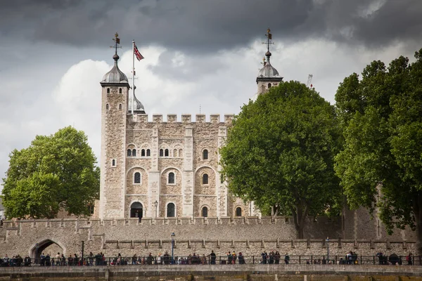 Uitzicht Langs Rivier Londen Verenigd Koninkrijk — Stockfoto